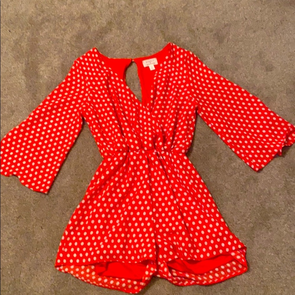Red romper
